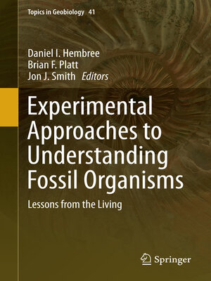 cover image of Experimental Approaches to Understanding Fossil Organisms
